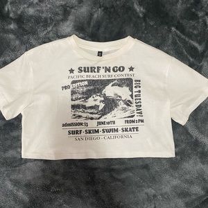 XS h&m crop top